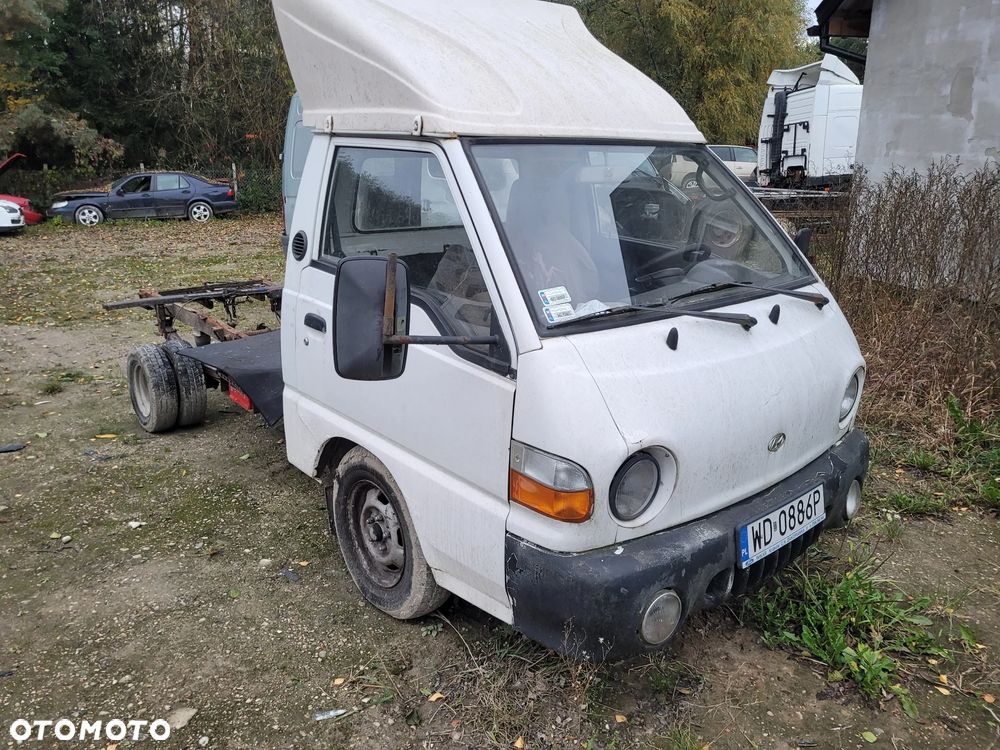 hyundai h100 silnik 2.5 td D4LF skrzynia sanki belka przód tył wahacz zacisk zwrotnica maglownica - 1