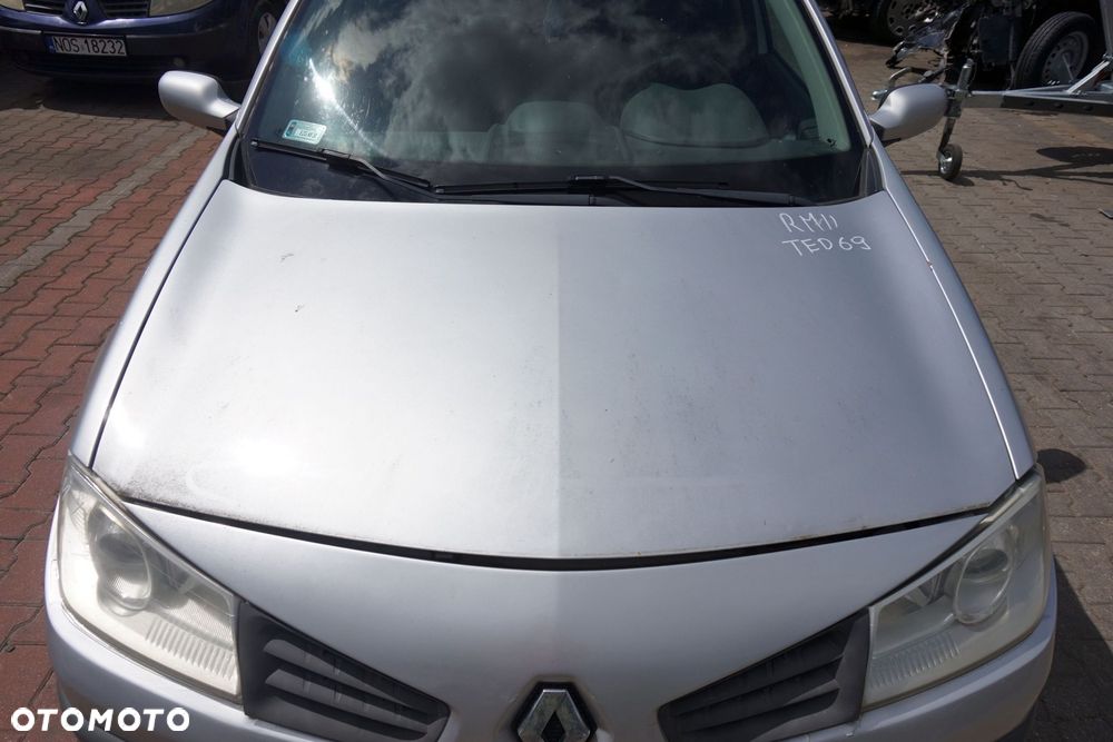 MASKA ZDERZAK BŁOTNIKI LAMPY MEGANE II PH2 LIFT TED69  RENAULT 2006-2008 SREBRNY PRZÓD KOMPLETNY - 1