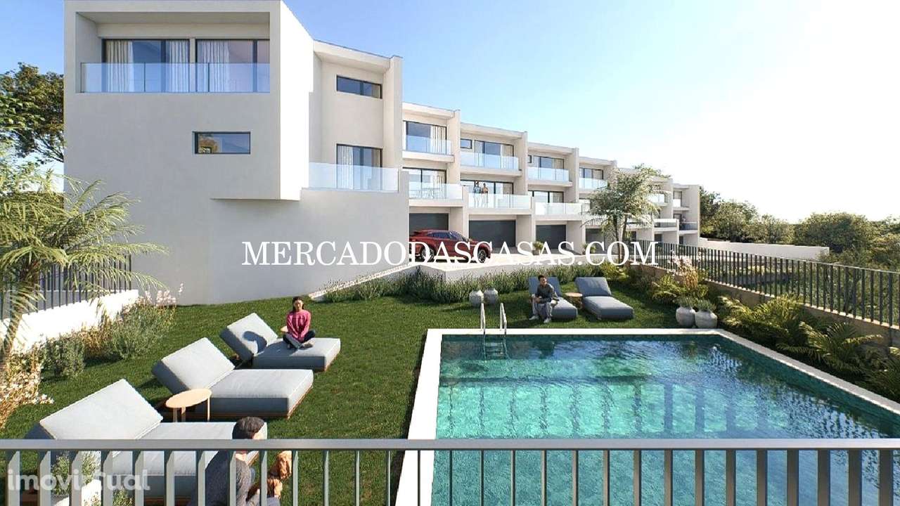 Moradia T3 em condomínio c/jardim e piscina - Grande imagem: 4/15