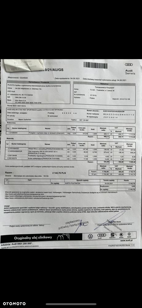 Audi RS7 Sportback 4.0 TFSI Quattro Tiptronic - 10