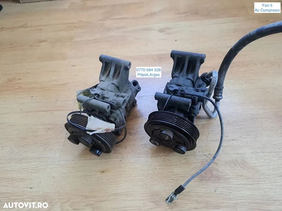 Compresor clima aer conditionat climatronic ac climatizare freon mazda 2 ( de dh ) 1.3 1.4 1.5 12V 6 Pk Alanko - 1