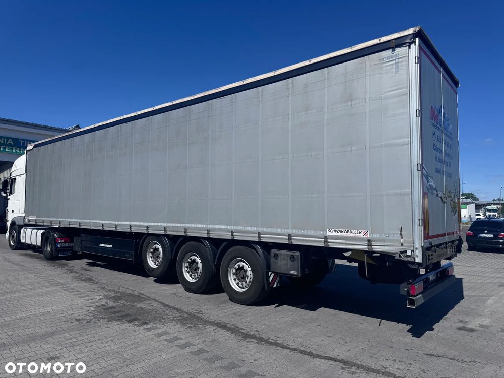 Schwarzmuller S1 J serie osie Mercedes/Jost,1 podnoszona,paleciara,certyfikat XL,multilock - 2
