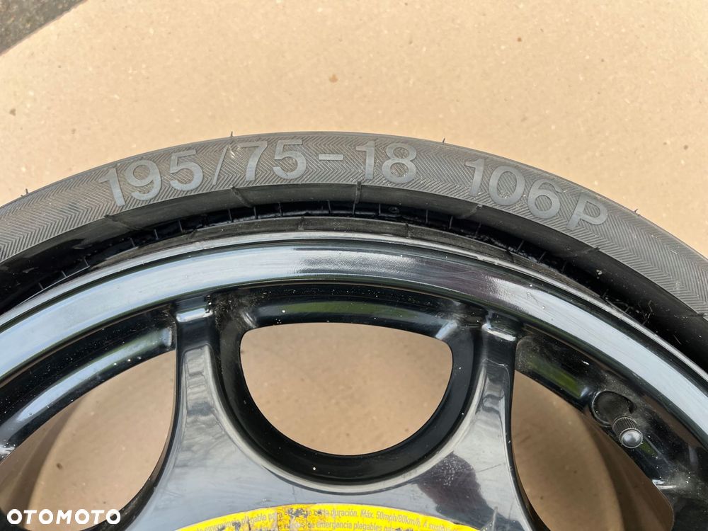 audi q7 4l dojazdówka koło dojazdowe zapas 195/75 r18 4l0601025k - 6