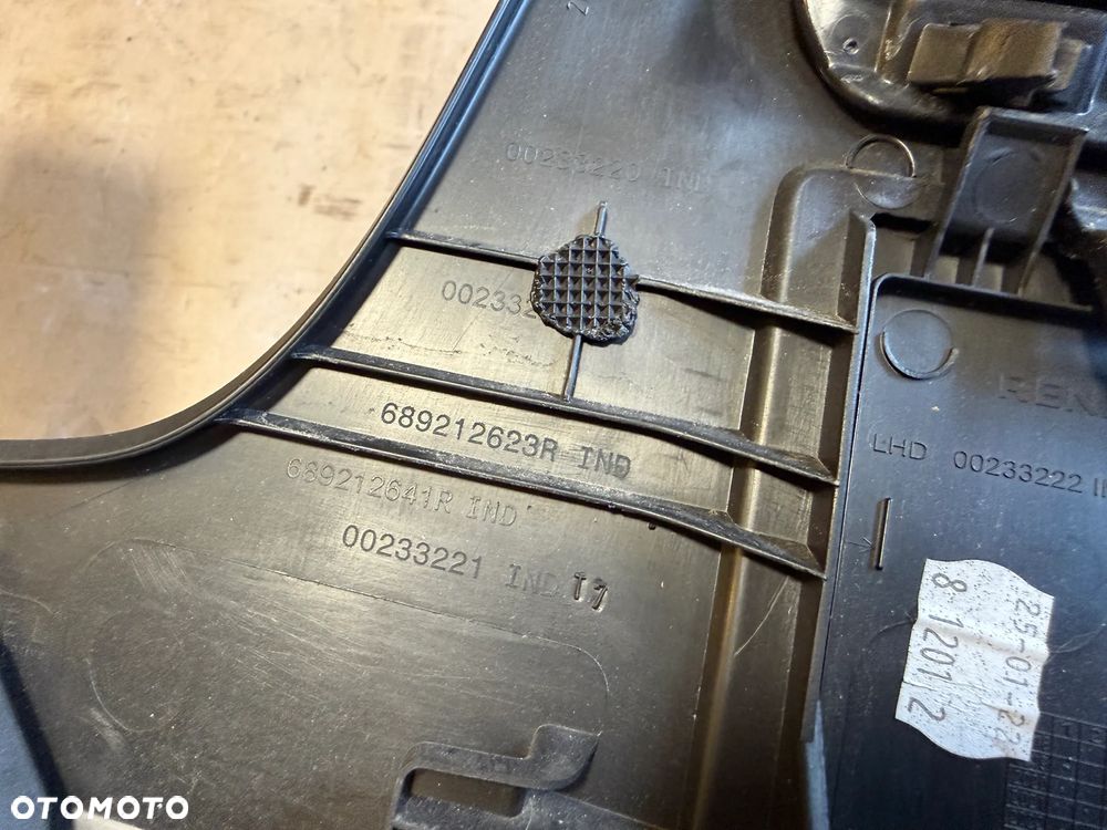 Osłona deski konsoli wskaźnik LPG Renault Captur II  689212623R  689211465R OE - 4