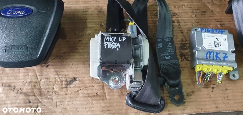 Konsola poduszki pasy AIRBAG sensor zestaw naprawczy Ford Fiesta MK7 ORYGINAŁ !!! - 8