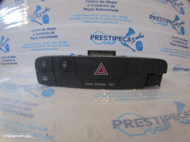 Interruptor 6J0927137B SEAT IBIZA 6J  FASE 1 2009 1.4TDI 80CV 3P VERMELHO 4 PISCAS Danificado - 1