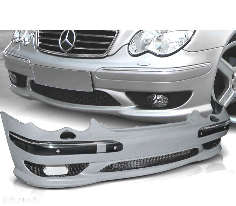 PARA-CHOQUES FRONTAL MERCEDES W203 00-04 LOOK AMG PDC - SRA - 1
