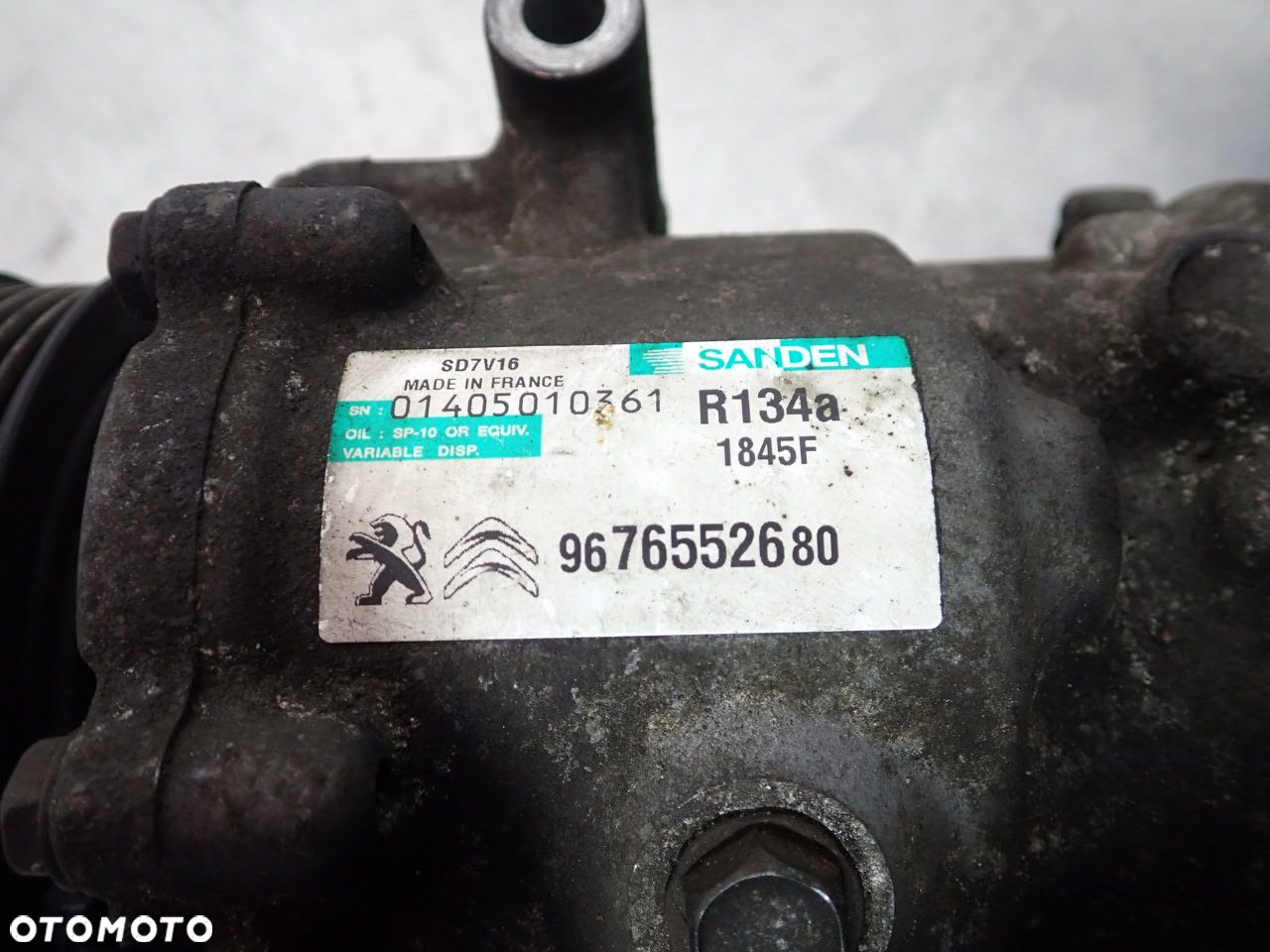 SPRĘŻARKA KLIMATYZACJI PEUGEOT BOXER II 9676552680 - 8