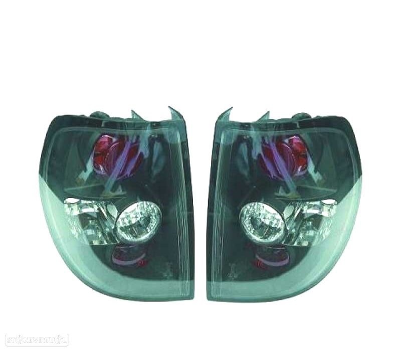 FAROLINS TRASEIROS VOLKSWAGEN VW FOX 05-11PRETOS - 1