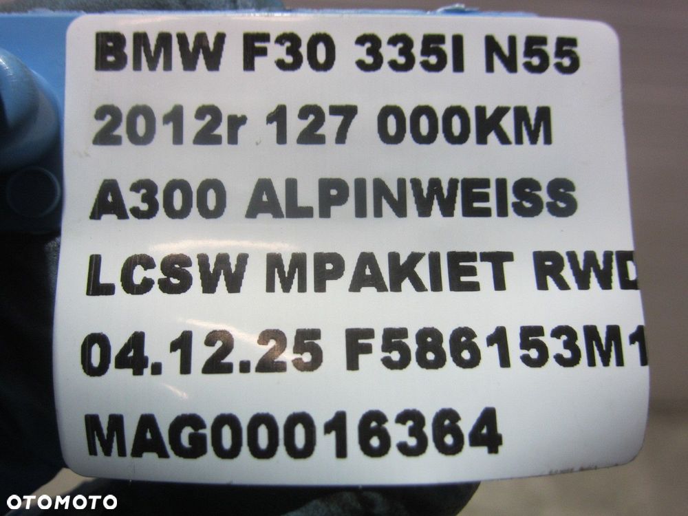 BMW 3 F30 F20 N55 335I CHŁODNICZKA OLEJU SKRZYNI BIEGÓW PRZEWODY 7600553 - 16