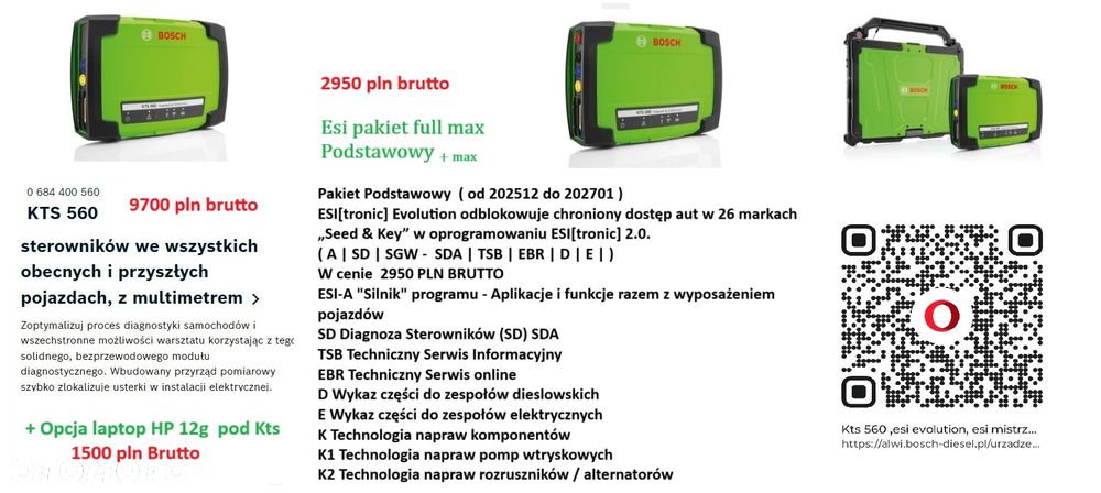 KTS 960 tester usterek Bosch tylko 11900 pln - 7