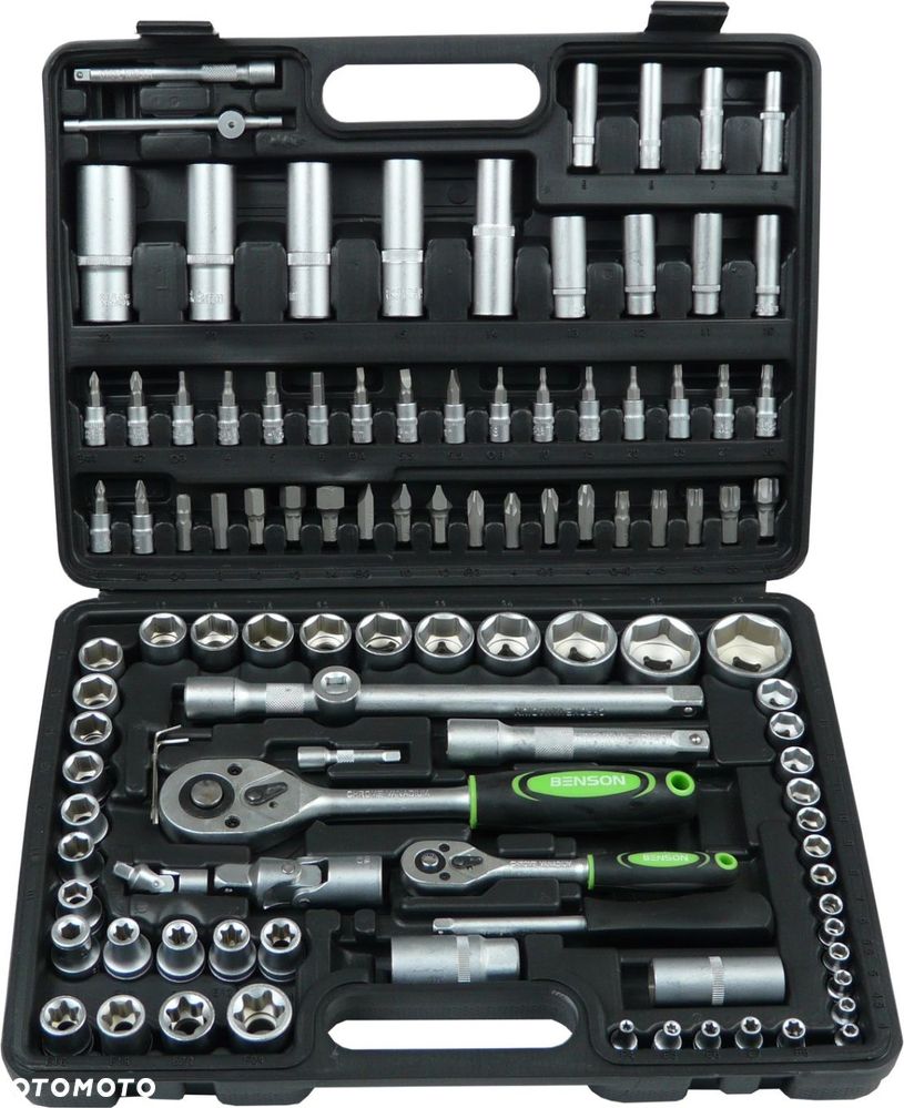 ZESTAW KLUCZY KLUCZE NASADOWE TORX BENSON 108 EL. - 1