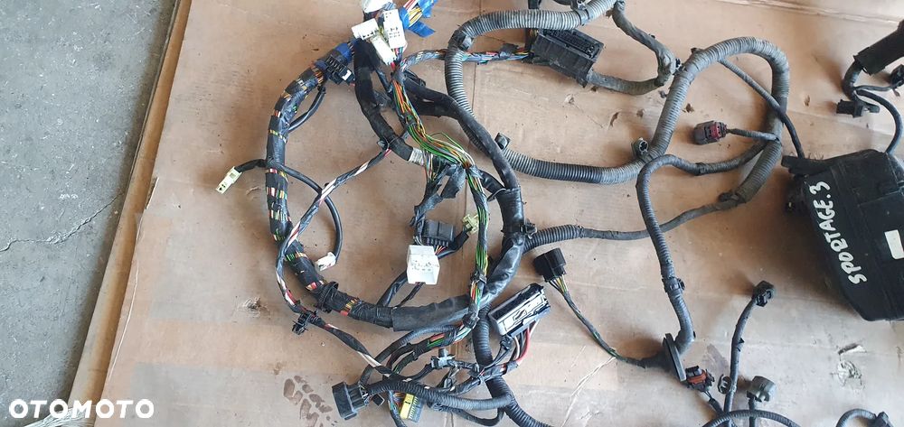 Instalacja wiązka silnika wtyczki wtyczka przewód kabel Kia Sportage III 1.7 CRDI - 8