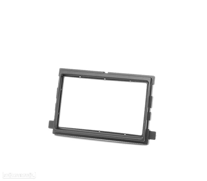 MOLDURA ADAPTADOR PRETA PARA RADIO 2-DIN FORD EDGE EXPEDITION EXPLORER F-150 F-250 F-350 FOCUS FUSIO - 2
