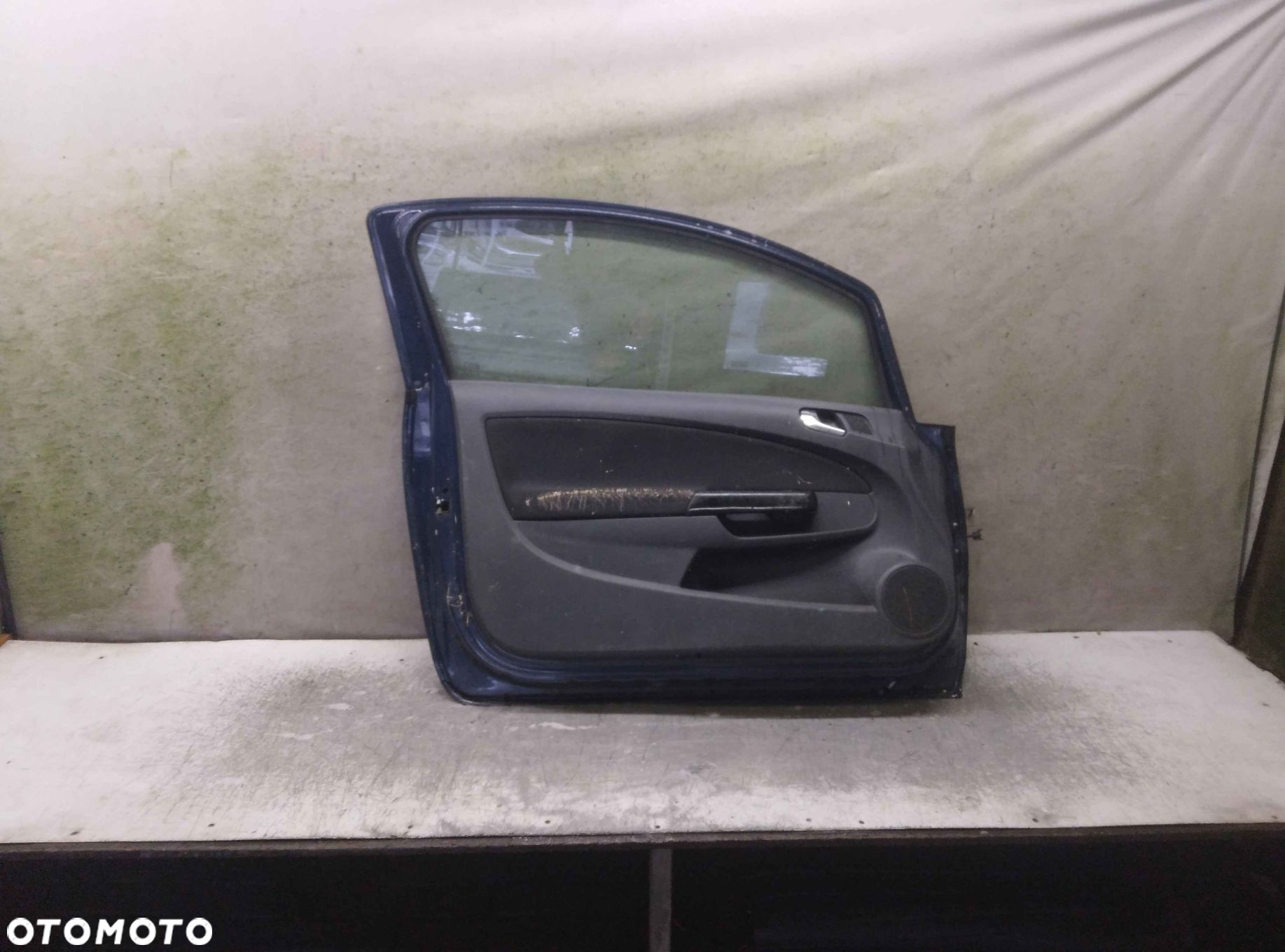 / DRZWI PRZÓD PRZEDNIE LEWE OPEL CORSA D 3D 3 DRZWI Z22A GRANAT - 4
