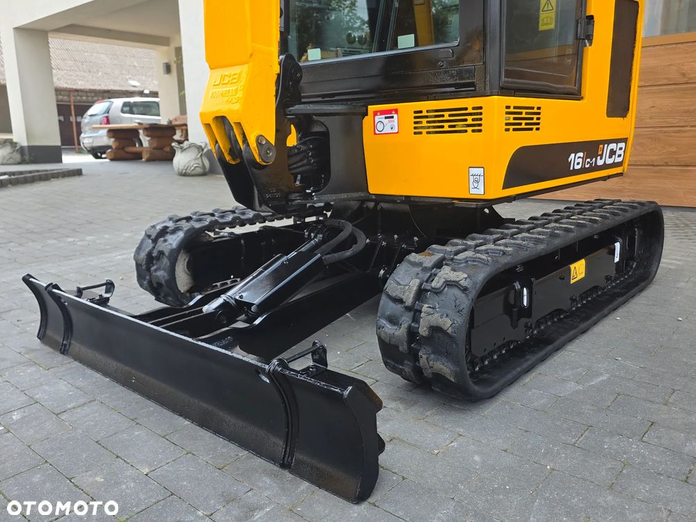 JCB JCB 16 C-1 mini koparka 3 łyżki szybkozłącze 19c1 sprowadzona 8018 serwisowana - 18