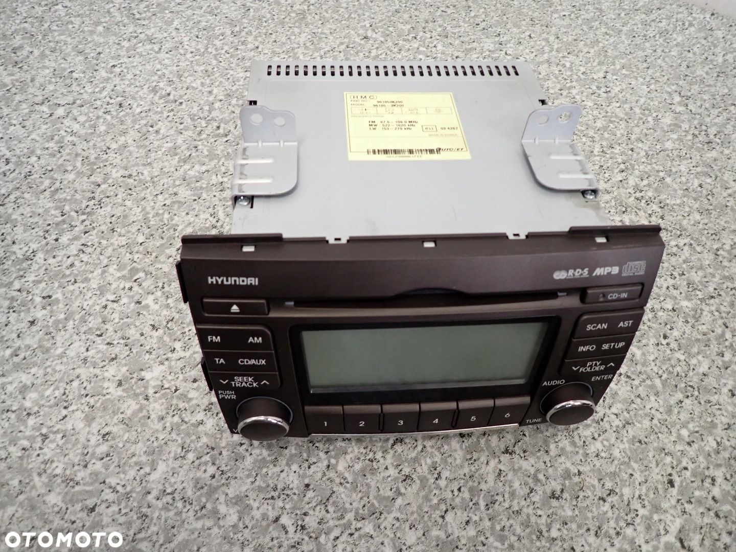 HYUNDAI SONATA V 05-09 RADIO ORYGINALNE MP3 AUX - 4