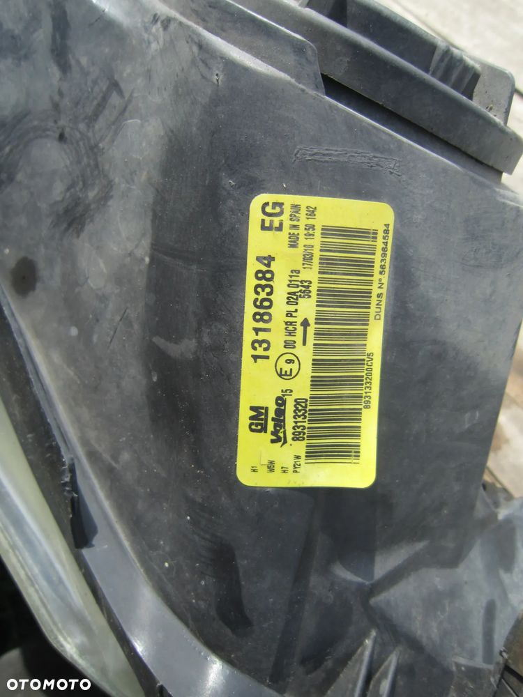 Lampa przód przednia prawa Opel Corsa D 13186384 Anglik - 6