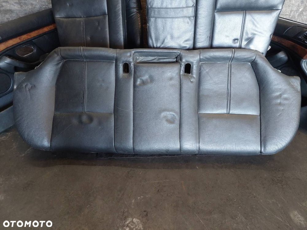 FOTELE KOMPLET LEWY PRAWY KANAPA TYŁ + BOCZKI BMW E39 SEDAN SKÓRA KOMFORTY - 4