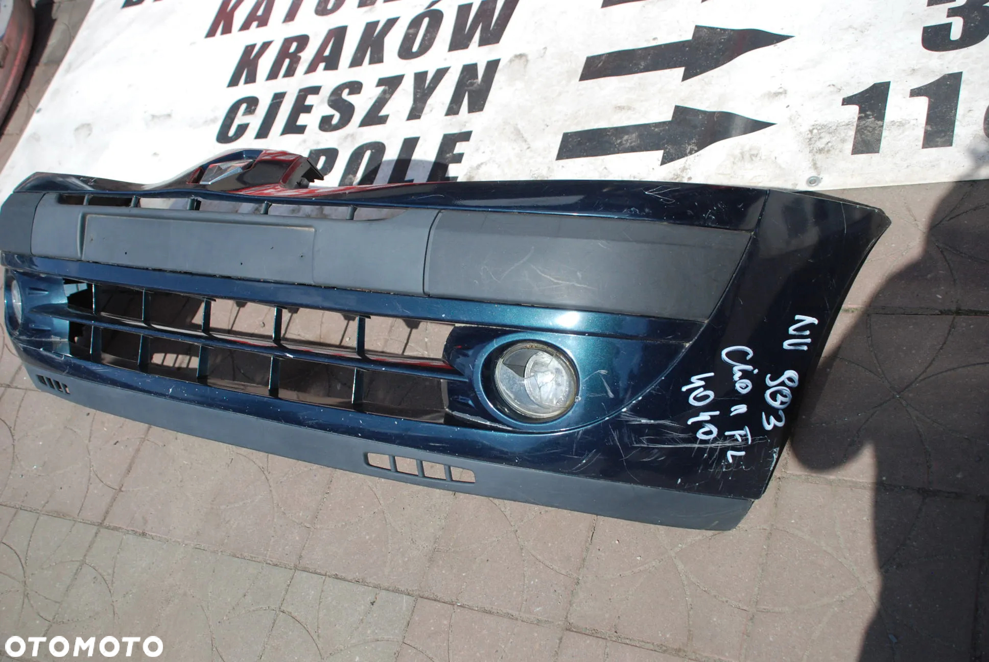 renault clio II FL zderzak kolor NV903 nr 4040 WYSYŁKA - 3