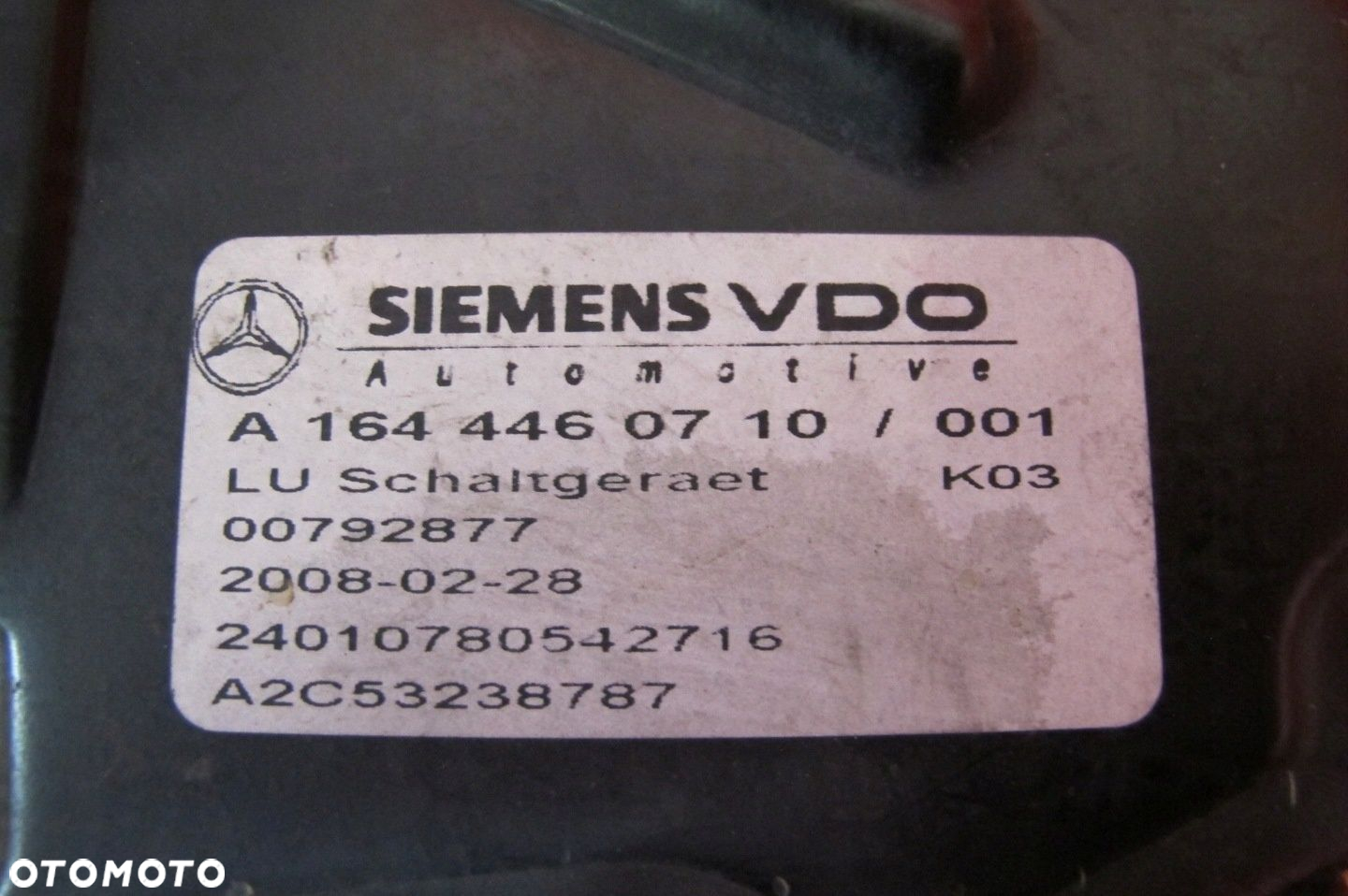MERCEDES S-KLASA W221 221 5.5 V8 273961 W164 W251 STEROWNIK SKRZYNI BIEGÓW - 2