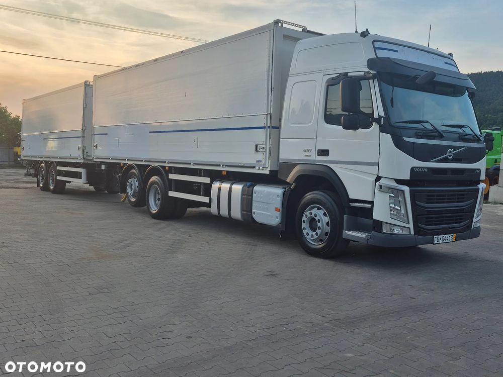 Volvo FM 410 KONTENER + WINDA / PRZYCZEPA TANDEM KRONE + WINDA ZESTAW PRZEJEZDNY - 8