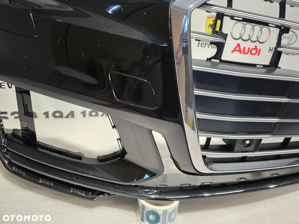 AUDI A6 C8 4K0 S-LINE ŁADNY ZDERZAK PRZEDNI PRZÓD NA SPRYSKI + 6xPDC ORAZ GRILL / ATRAPA NR 4K0807437C / 4K0807437D + 4K0853651C NR AUKCJI NZ2243 - 24