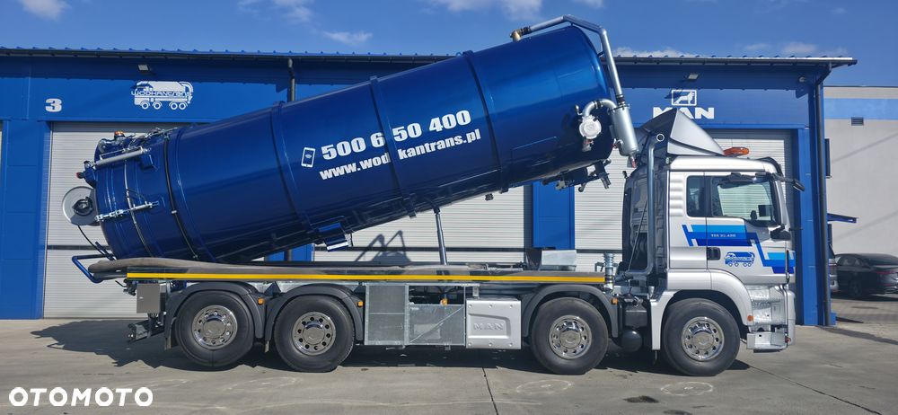 MAN TGS 35.420 8x2 zabudowa 2026 25+2m3 WUKO asenizacyjny kombi cysterna beczka - 5