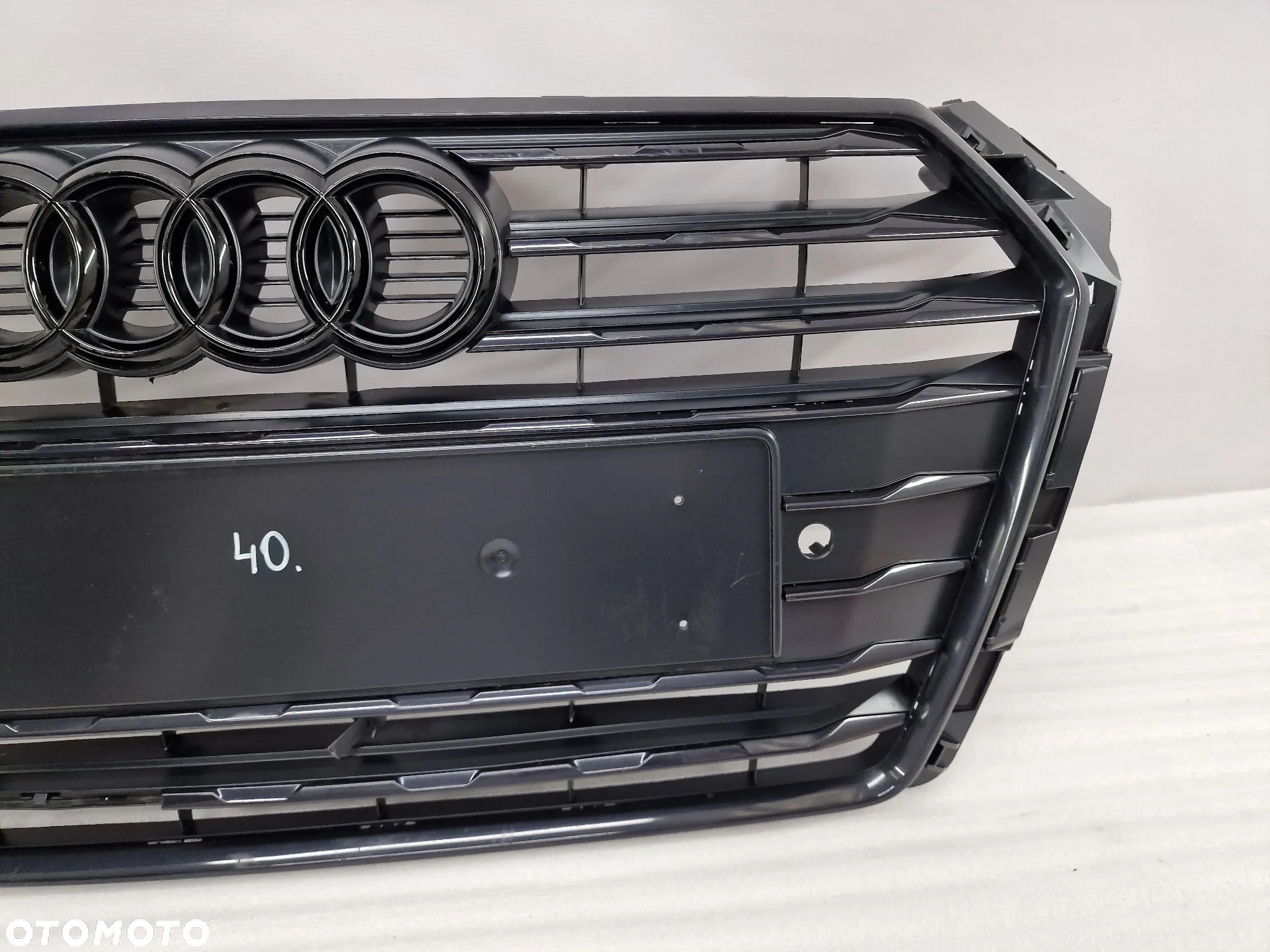 AUDI A4 B9 S-LINE 8W0 COMPETITION  14- ATRAPA / GRILL PRZEDNI PRZÓD CZARNY , NR 8W0853651AB , NR AUKCJI GL40 - 4