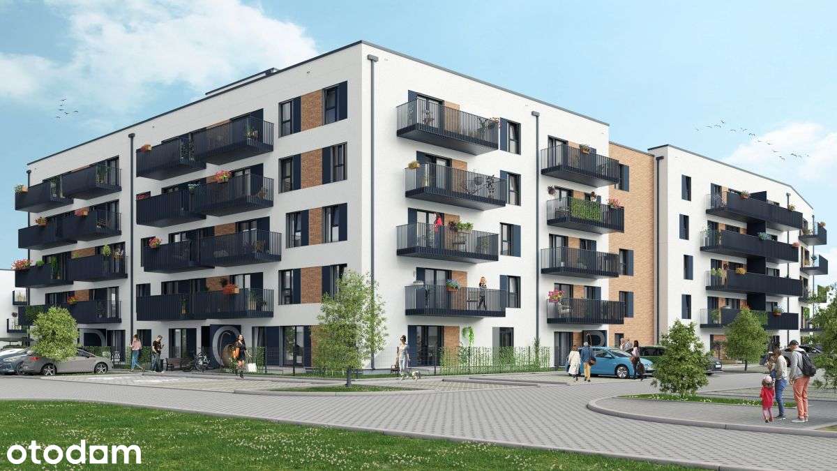 2-pokojowe mieszkanie 50m2 + balkon Bezpośrednio