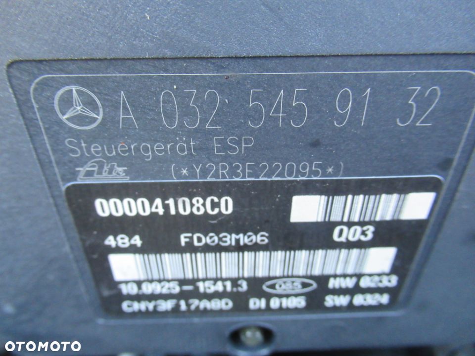 POMPA HAMULCOWA ABS MERCEDES C-KLASA W203  A0325459132 2000- - 3