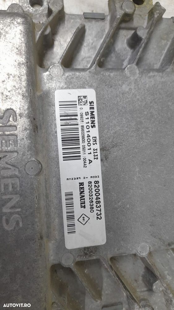 Calculator motor ecu 1.4 benzina 8200483732 S110140011 Dacia Logan 1 - 3