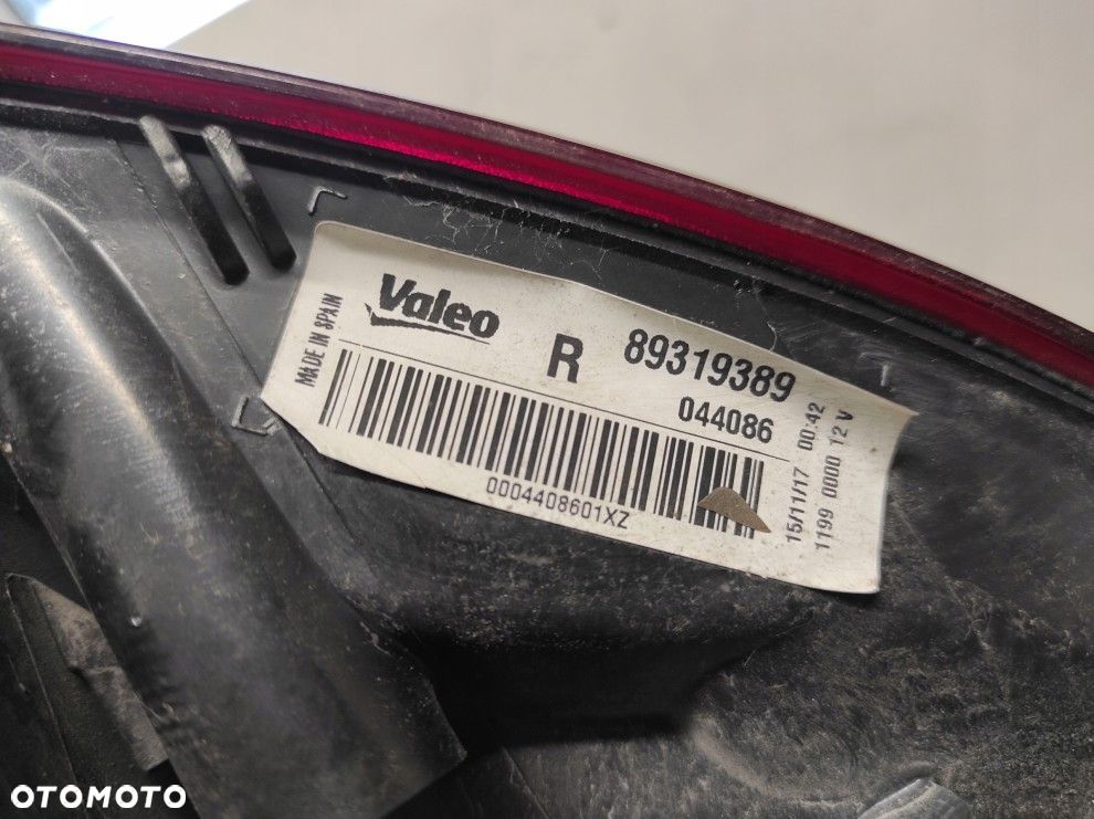 RENAULT MEGANE 3 III KOMBI 08- LAMPA PRAWA TYLNA ORYGINAŁ 89319389 - 5