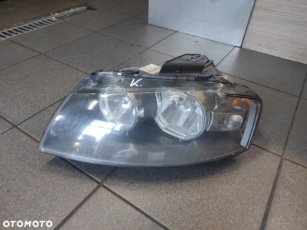 AUDI A3 8P 03-08R LAMPA LEWA PRZEDNIA ..K.. H7 8P0941003K WYSYŁKA !!! - 1