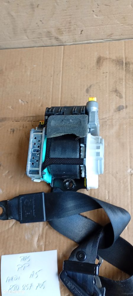 Pas bezpieczeństwa prawy przód przedni prawy Audi A5 8T Coupe 8T0857705 - 2