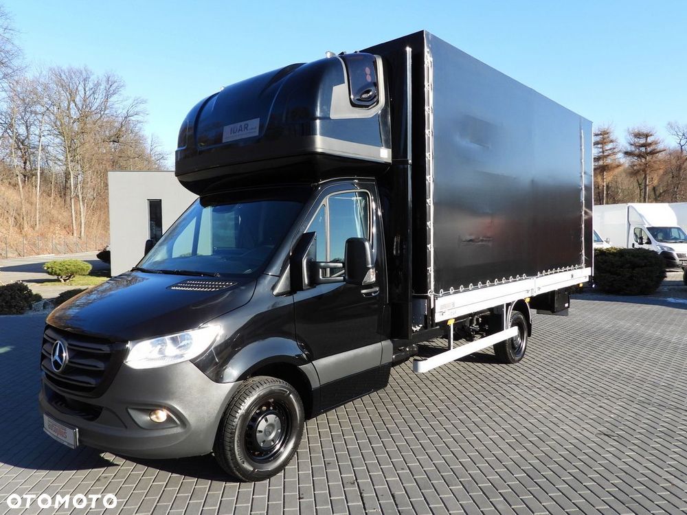 Mercedes-Benz SPRINTER 319 PLANDEKA 12 PALET TEMPOMAT NAWIGACJA PNEUMATYKA AUTOMAT HI-MATIC KLIMATYZACJA  190KM - 19