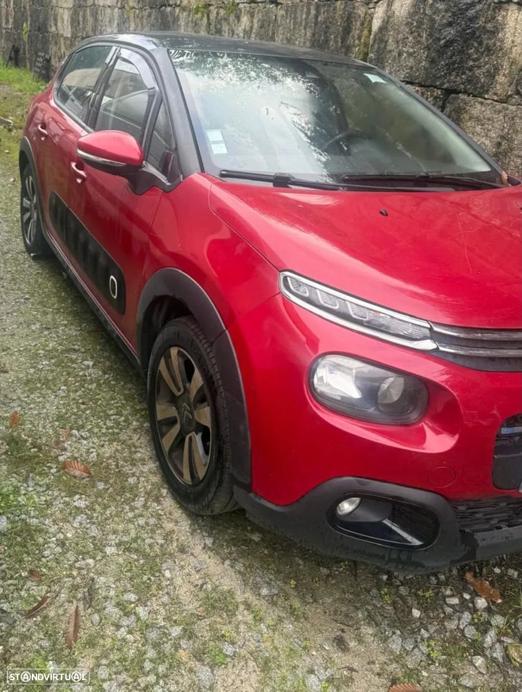 Frente Completa Citroen C3 1.2 VTi Ano 2017 - 2