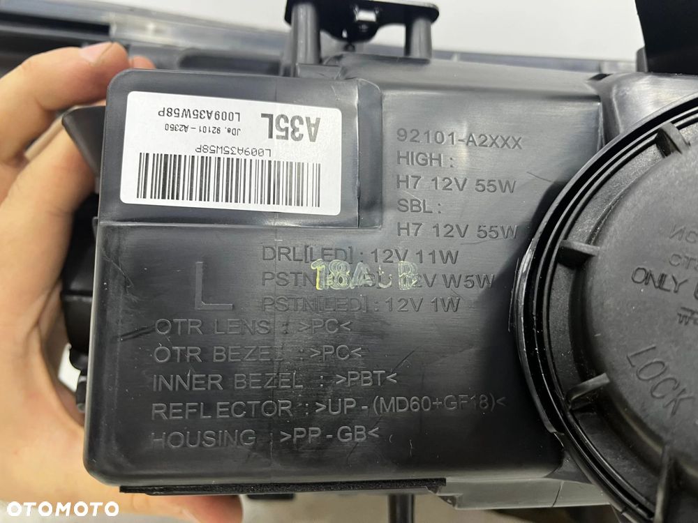 Lampa reflektor Kia Ceed II 2 Proceed 2 II 12-18r NOWA lewa oryginał Europa soczewka lewy przód 9210 - 19