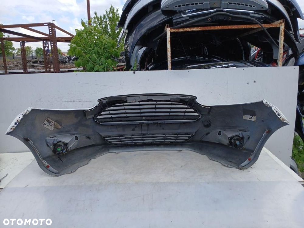 ZDERZAK PRZÓD PRZEDNI HALOGENY FORD FIESTA MK7 LIFT BIAŁY HC KOD - 7