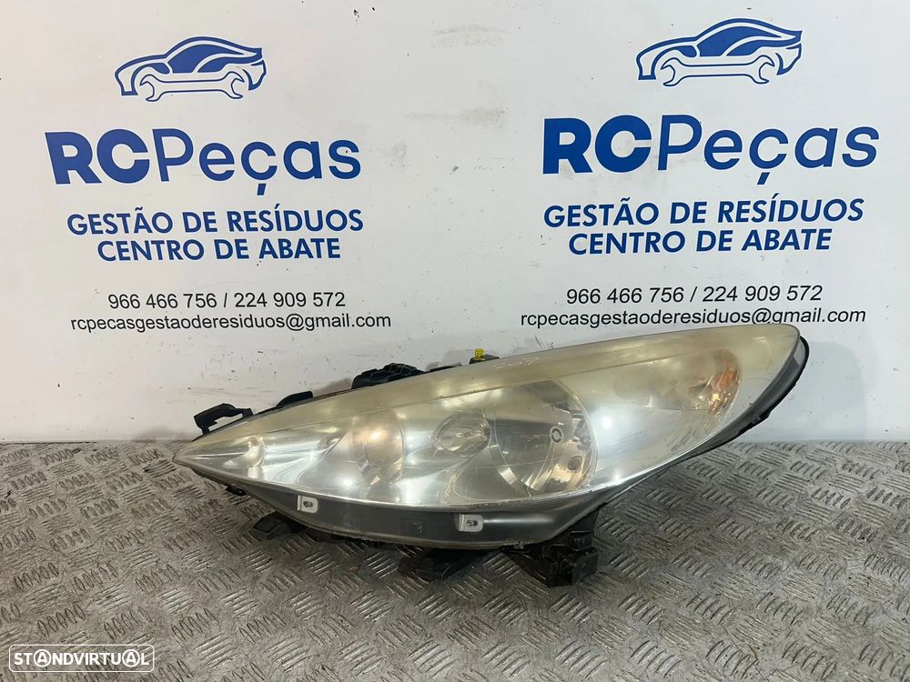 .Otica Farol Esquerda Peugeot 207 Original
