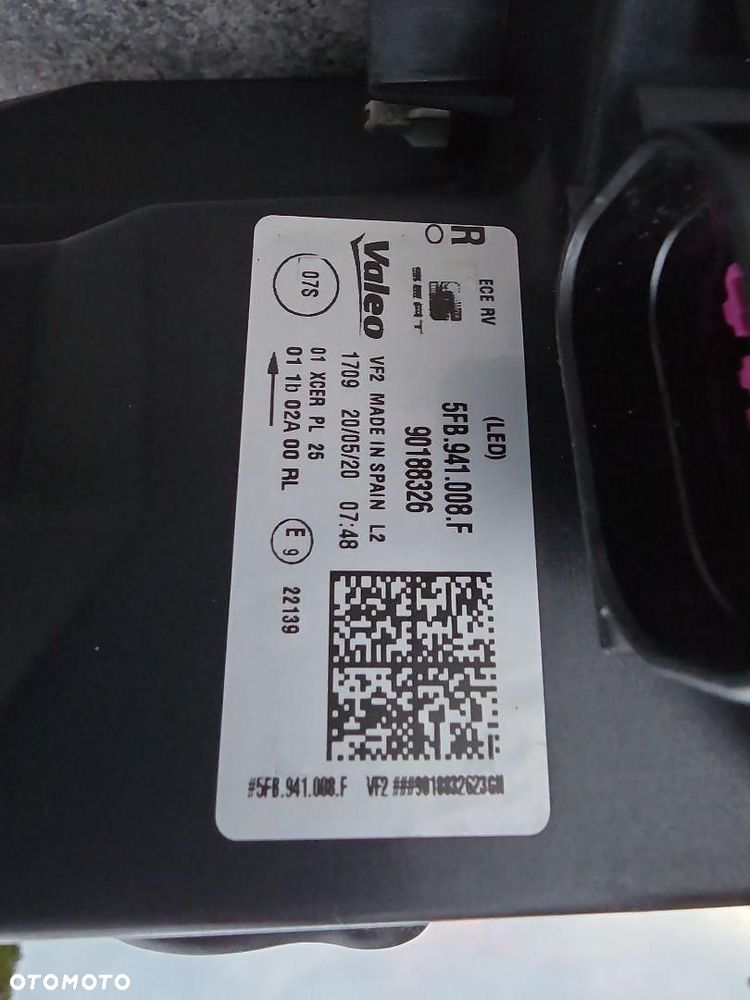 SEAT CUPRA LEON 4 IV 5FB Lampa prawa przód Full Led Dynamic 5FB941008F - 11