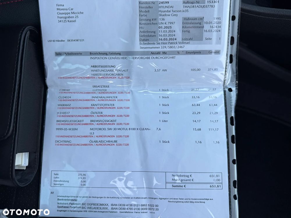 Hyundai Tucson blue 2.0 CRDi 4WD N Line - 39