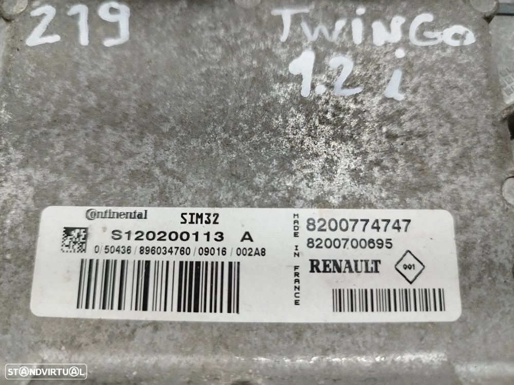 Centralina ECU motor Continental Renault Twingo 1.2 i - 6