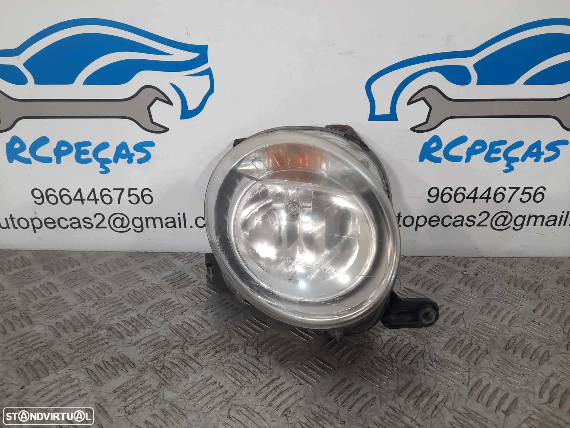OTICA OTICAS ESQUERDA DIREITA FIAT 500 312 OPTICA OPTICAS FAROL FAROIS ORIGINAIS - 5