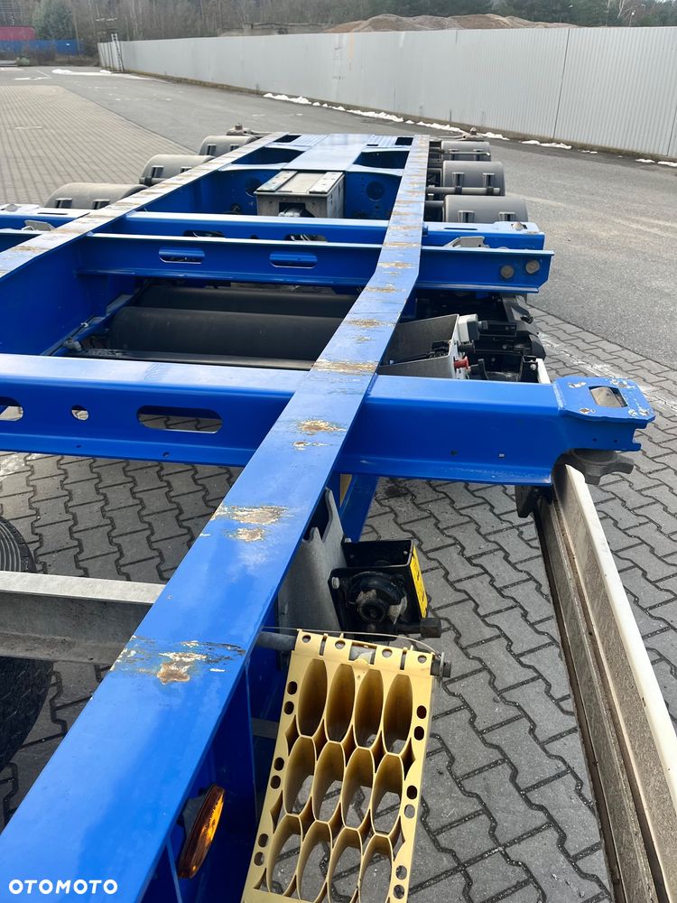 Schmitz Cargobull SCB / Podkontenerowa / pod kontenerowa / 20" 2x20" 40" / super stan / opony 70% / 2 osie podnoszone / mało używana - 6