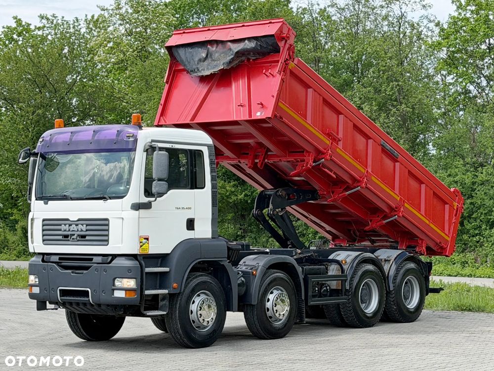MAN TGA 35.400 * WYWROTKA 6,00 m + BORDMATIC * 8x4 * STAN BDB - 4