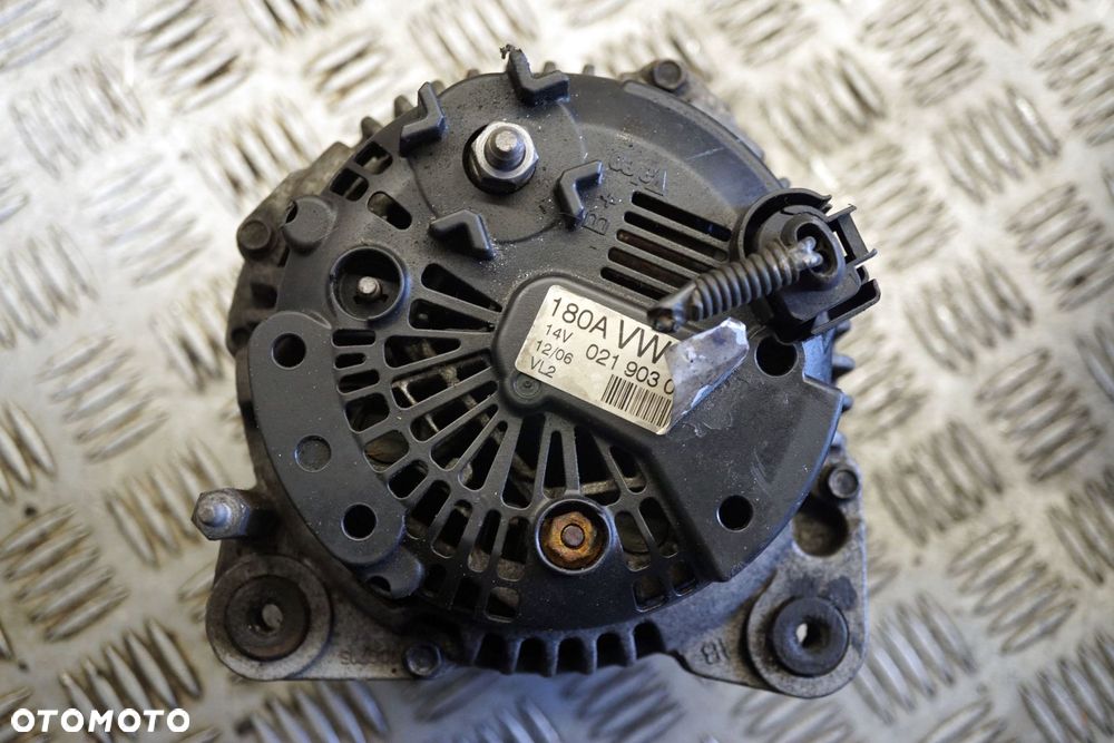 ALTERNATOR PASSAT B6 2.0 TDI 021903026L 180A VOLKSWAGEN 2005-2010 - 12