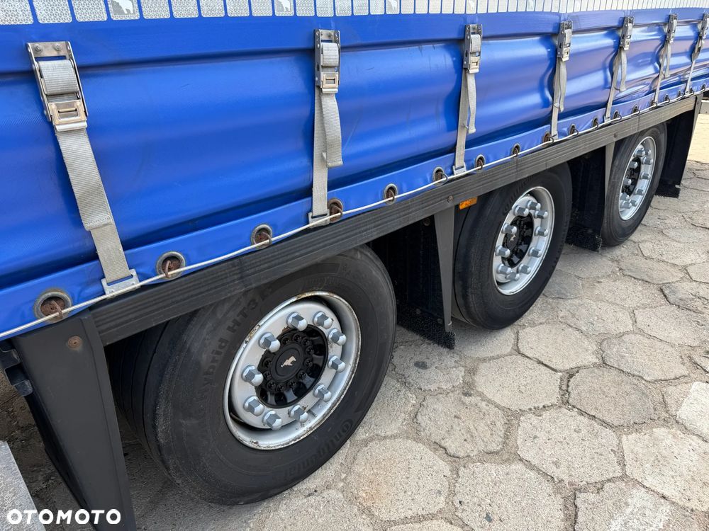Schmitz Cargobull FIRANKA MEGA / OPONY R 19.5 / RAMA OCYNK / PODNOSZONY REGULOWANY DACH / KOŁO ZAPASOWE / ALUMINIOWE DESKI / BARDZO ŁADNY STAN / FAKTURA VAT MARŻA / 2021 ROK !! - 27