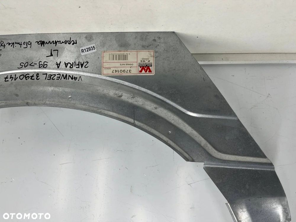 Poszycie Opel Zafira A 99-05r. NOWE lewe tylne nadkole część tylna nadkola reperaturka VAN WEZEL 379 - 3