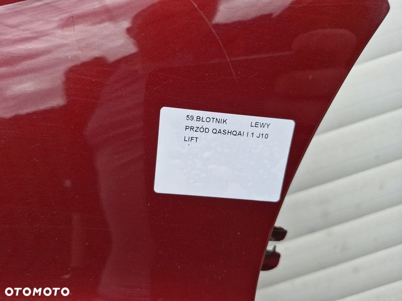 nissan qashqai i 1 j10 lift błotnik lewy przód przedni naj g najg - 2